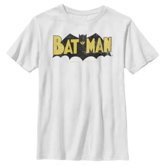 Boy's Batman Logo Vintage T-Shirt image {3}