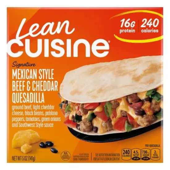 Lean Cuisine Beef Frozen Quesadilla - 5oz image {8}
