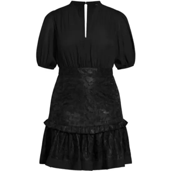 Women's Plus Size Harmony Dress  - Black | CITY CHIC image {2}