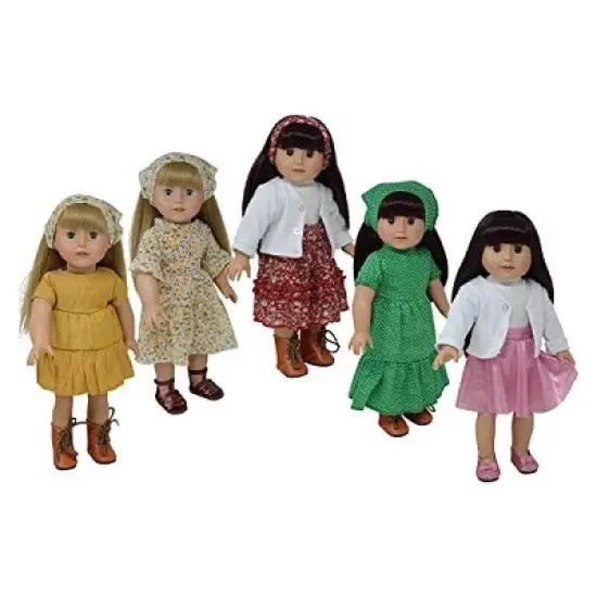 The New York Doll Collection Doll Dress Assortment image {10}