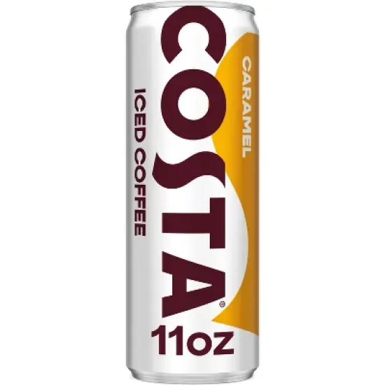 COSTA COFFEE Caramel Latte Iced Coffee Drink - 11 fl oz image {6}