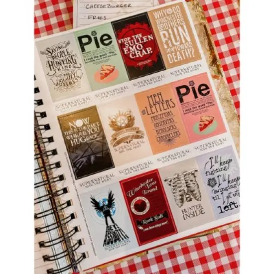 Undated Supernatural Spiral Planner Weekly - Con*Quest Journals image {8}