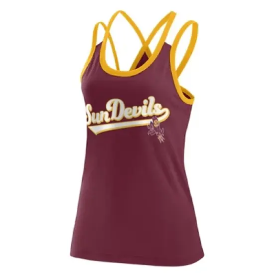 NCAA Arizona State Sun Devils Women's Two Tone Tank Top image {1}