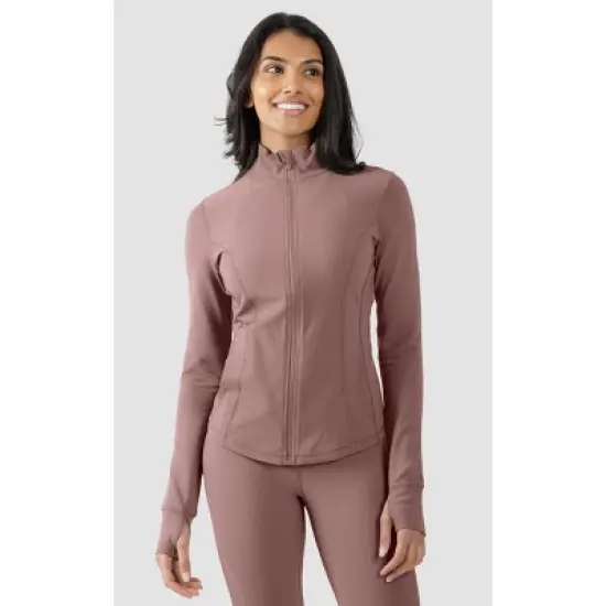 90 Degree By Reflex Interlink Ribbed Princess Seam Performance Jacket image {6}