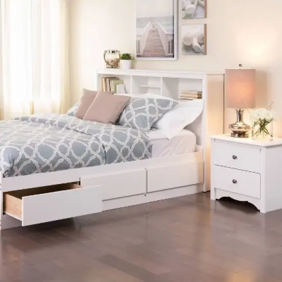 Monterey Headboard White (Full/Queen) - Prepac image {2}