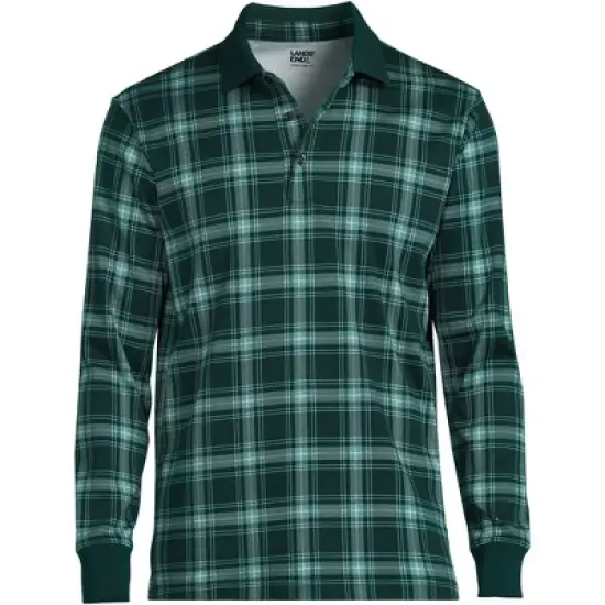 Lands' End Men's Long Sleeve Super Soft Supima Polo Shirt image {18}