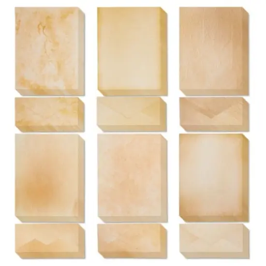 Best Paper Greetings 48 Pack Vintage Style Stationery Paper and Envelopes Set, 96 Piece Stationary Set for Writing Letters (8.5 x 11 Inches) image {8}