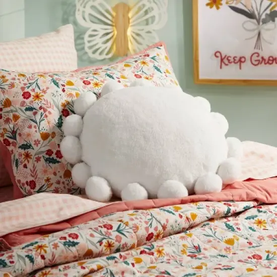 Floral Cotton Reversible Kids' Sham - Pillowfort&trade; image {4}