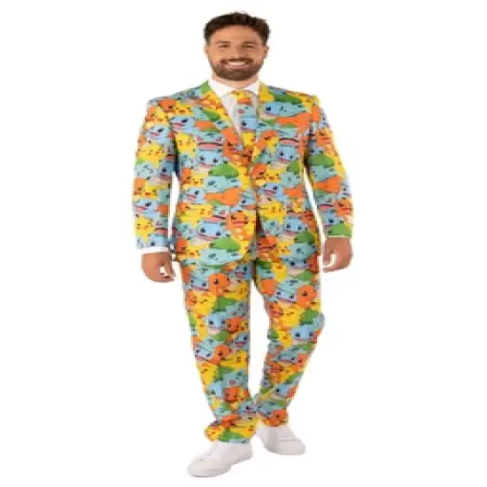 OppoSuits Men's Suit - Pok&eacute;mon - Multicolor image {2}