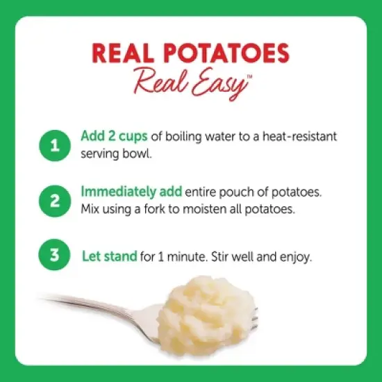 Idahoan Gluten Free Roasted Garlic Mashed Potatoes - 4oz image {5}