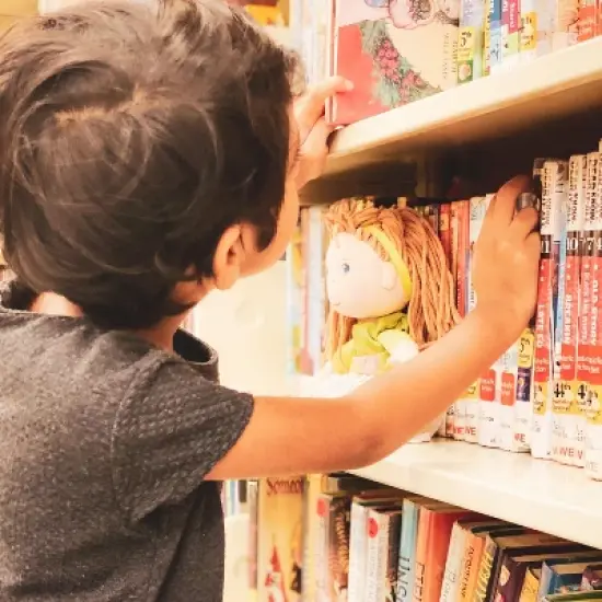 HABA Hedda 12" Soft Doll - Machine Washable with Embroidered Face image {3}