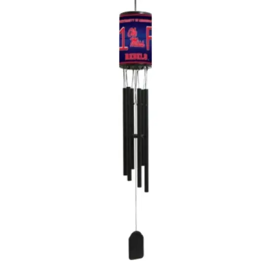 NCAA Wind Chime, #1 Fan with Team Logo - Mississippi State image {2}