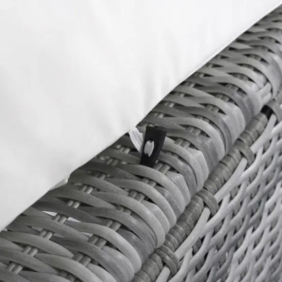 Outdoor Rattan Furniture Set, Patio Seating Group Conversation Set with Height-Adjustable Table and Recliner Seats -ModernLuxe image {15}