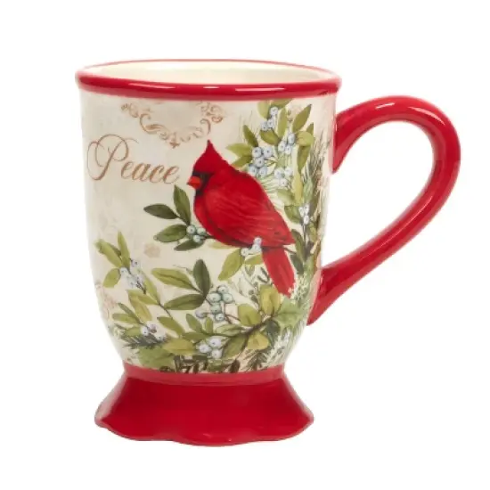 Set of 4 Winter's Medley 16oz Drinkware Mugs - Certified International image {4}