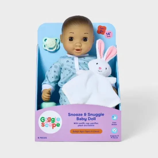 14" Snooze & Snuggle Baby Doll - Gigglescape&trade; image {3}