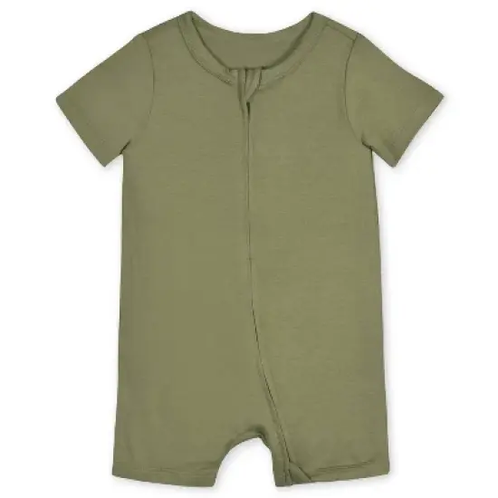 Gerber Buttery-Soft Snug Fit Short Sleeve Romper image {21}