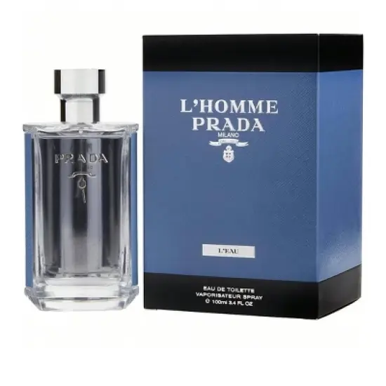 Prada L'Homme L'Eau By Prada Men Ginger, Neroli, Iris, Amber, Sandalwood Edt Spray 3.4 Oz image {1}