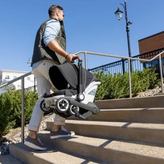 Evenflo Gold Shyft DualRide with Carryall Storage Infant Car Seat and Stroller Combo Travel System image {36}