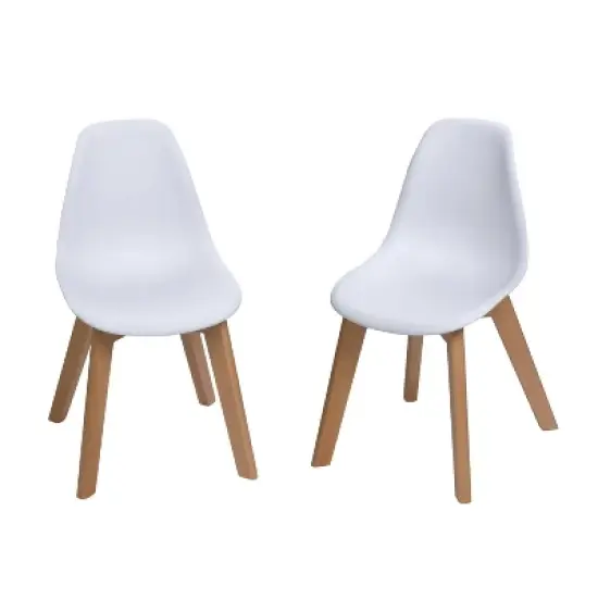 Set of 2 Kids' Chairs with Beech Legs - Gift Mark image {4}