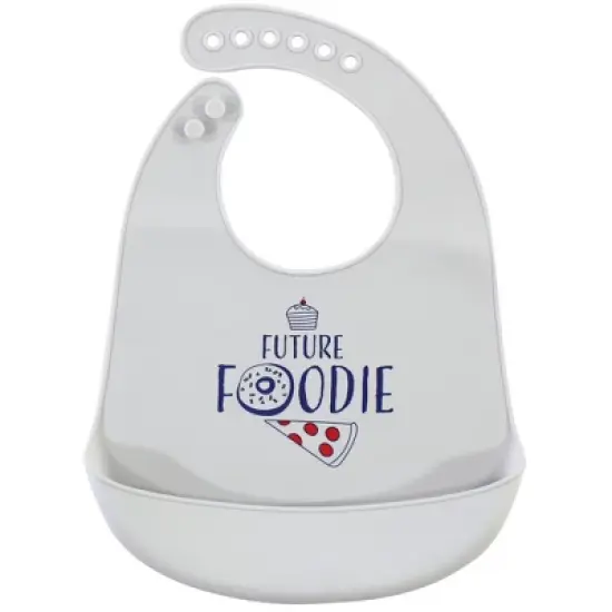 Hudson Baby Infant Silicone Bibs 2pk, You Guac My World, One Size image {2}