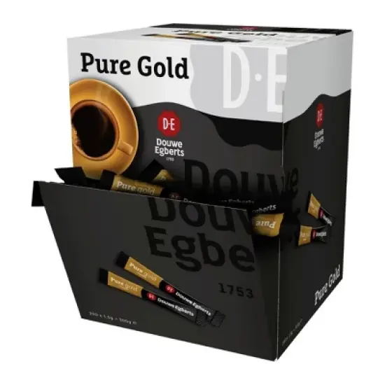 Douwe Egberts Pure Gold Instant Coffee Singles 200ct image {5}