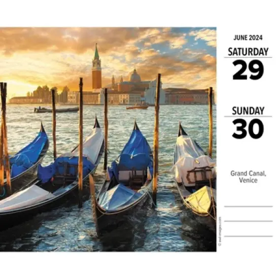 Willow Creek Press 2024 Daily Desk Calendar 5.2"x6.2" Italy image {2}