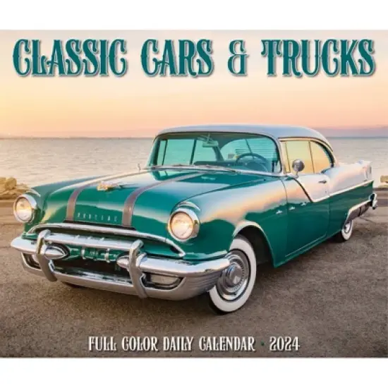 Willow Creek Press 2024 Daily Desk Calendar 5.2"x6.2" Classic Cars & Trucks image {4}