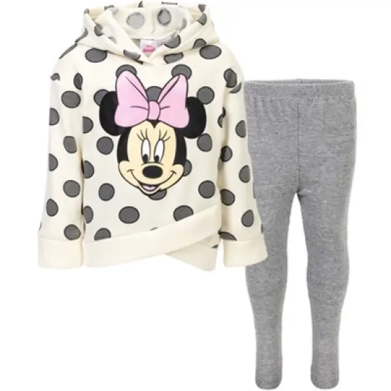 Disney Minnie Mouse Mickey Mouse Fleece Hoodie and Leggings Outfit Set Toddler image {9}