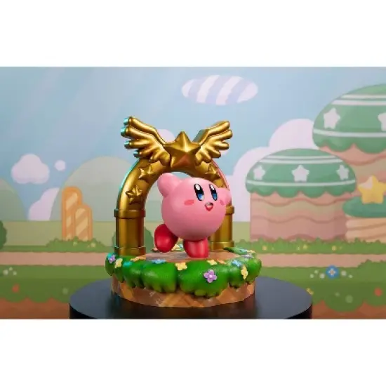 First 4 Figures: Kirby and the Goal Door 9" PVC Statue image {7}
