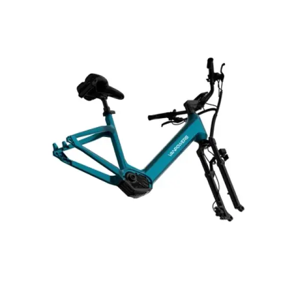 Vanpowers Adult UrbanGlide Ultra 2.27' Step-Through Electric Bike - Blue image {5}