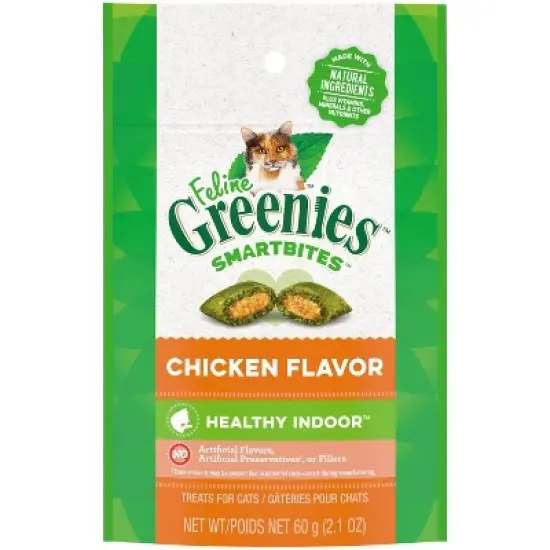 Greenies Smartbites Healthy Indoor Chicken Flavor Cat Treats image {13}