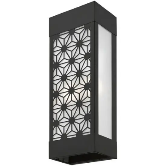 Livex Lighting Berkeley 2 - Light Wall Light in  Black image {2}