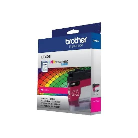 Brother LC406 Magenta Standard Yield Ink Cartridge (LC406MS) image {4}