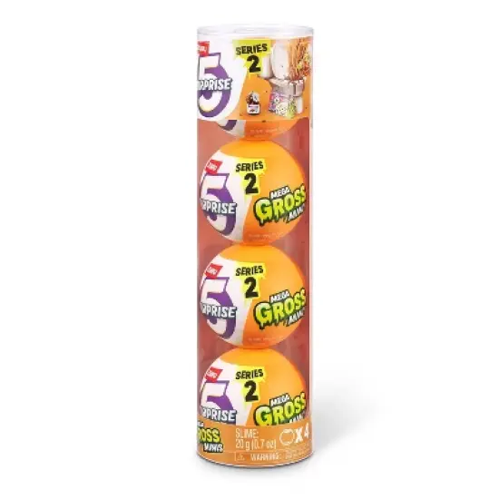 5 Surprise Mega Gross Mini Figure Capsules - 4pk image {1}