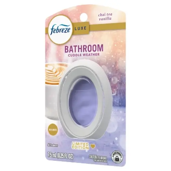 Febreze Luxe Bathroom Air Freshener - Cuddle Weather - 0.25 fl oz image {11}