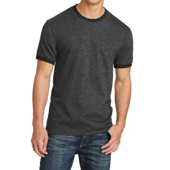 Mafoose Men's Short Sleeve Core Cotton Soft Classic Ringer Tee image {5}