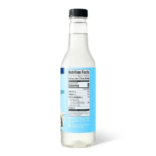 Sugar Free Vanilla Naturally Flavored with other Natural Flavors Flavored Syrup - 12.7 fl oz - Good & Gather&trade; image {1}