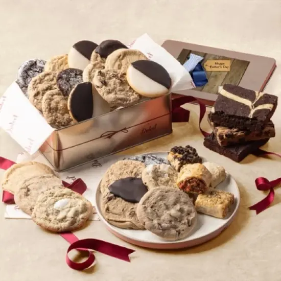 Dulcet Gift Baskets Rugelah, Brownies and Cookies Gift Basket, Gourmet Housewarming Food Gift Baskets for Parents, Friends, Neighbors, Relatives image {18}