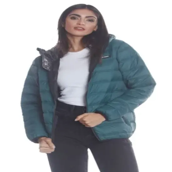 Members Only Women's Solid Packable Oversized Jacket image {3}