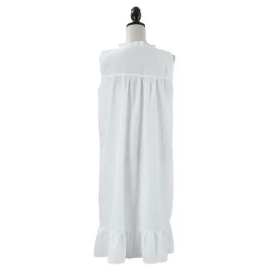 Saro Lifestyle Embroidered Sleeveless Nightgown image {1}
