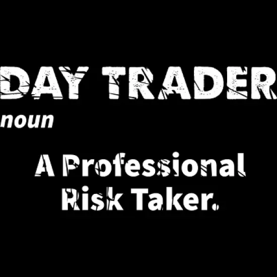 Women's Design By Humans Day Trader Definition By MadderTees Racerback Tank Top image {1}