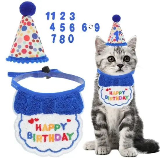 Unique Bargains Cat Birthday Decorations 1 Set image {8}