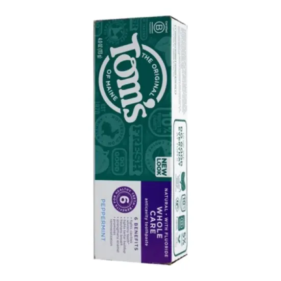 Tom's of Maine Cinnamon Clove Whole Care Anticavity Toothpaste - Case of 6/4 oz image {2}