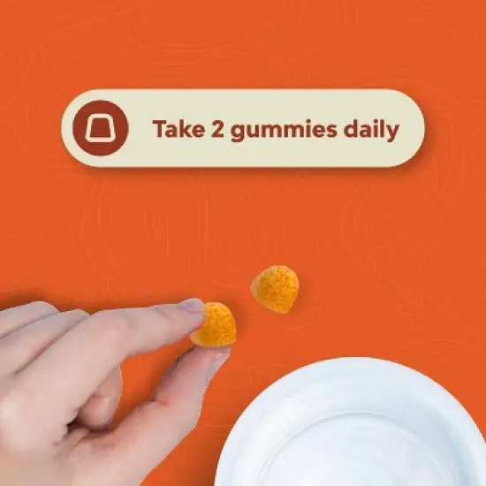 Turmeric Curcumin Gummies, Immune Booster Turmeric Gummies for Joint Support and Advanced Skin Care, Peach Flavor, Nature's Craft, 60ct image {6}