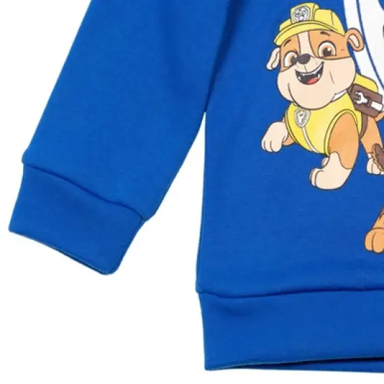 Paw Patrol Rocky Zuma Rubble Fleece Pullover Hoodie and Jogger Pants Outfit Set Toddler image {6}