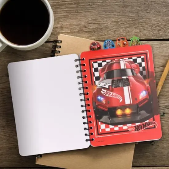 Inkology, LLC Hot Wheels 4-Tab Spiral Notebook With 160 Dotted Sheets | 6 x 9 Inches image {8}