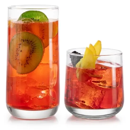 Libbey Ascent 16 Piece Tumbler and Rocks Glass Set image {8}