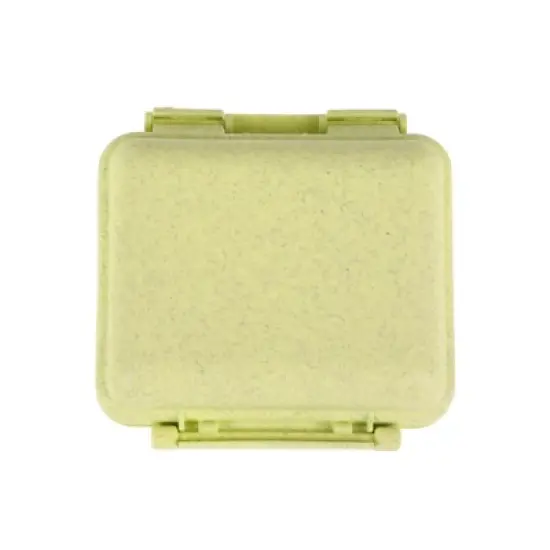 Unique Bargains 6 Grids Independent Double Layer Pill Case 1Pc image {9}