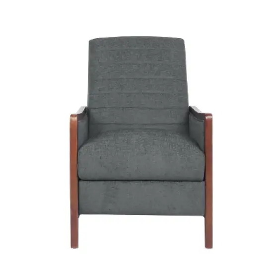 Christopher Knight Home Anaura Channel Stitch Pushback Recliner image {1}