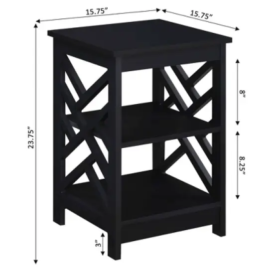 Titan End Table with Shelves - Breighton Home image {6}